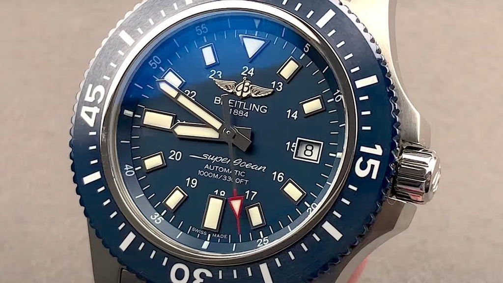 Breitling Superocean II Special Mariner Blue Ceramic Bezel 44mm Mens Watch - Y1739316/C959 Buy Now By Breitling