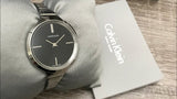 Calvin Klein Lively Black Dial Silver Steel Strap Watch for Women - K4U23121 Buy Now By Calvin Klein