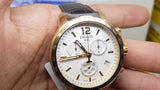 Tissot Quickster Chronograph 42mm White Dial Brown Leather Strap Watch For Men - T095.417.36.037.00 Buy Now By Tissot