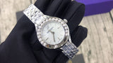 Swarovski Lovely Crystals Mini White Dial Silver Steel Strap Watch for Women - 5242901 Buy Now By Swarovski