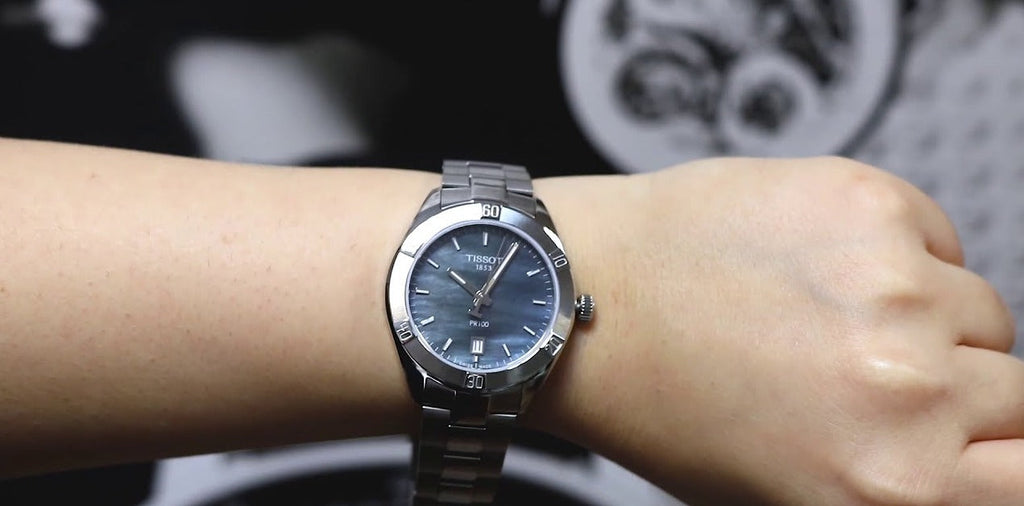 Tissot PR 100 Sport Chic Mother of Pearl Dial Watch For Women - T101.910.11.121.00 Buy Now By Tissot