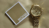 Michael Kors Lexington Gold Dial Gold Steel Strap Watch for Men - MK8281 Buy Now By Michael Kors