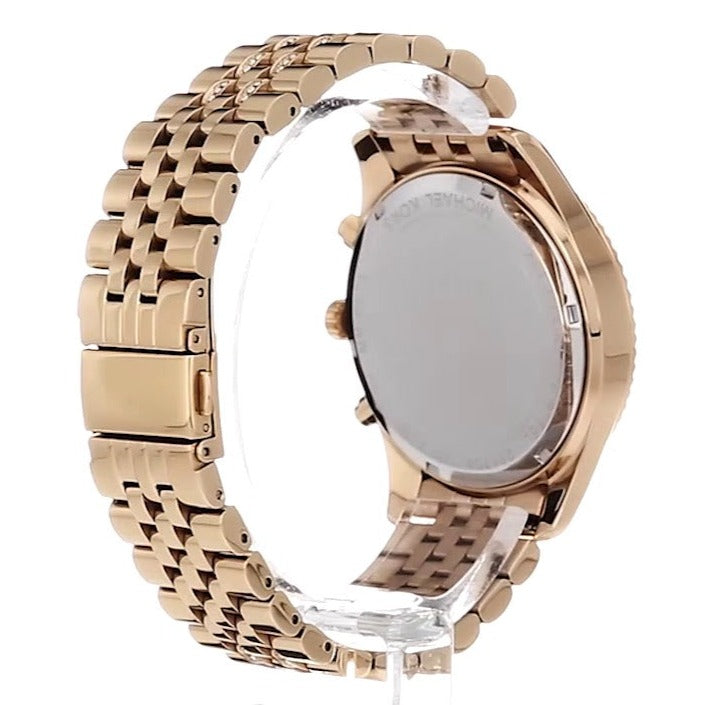 Michael Kors Lexington Chronograph Gold Dial Gold Steel Strap Watch For Men - MK8579 Buy Now By Michael Kors