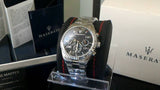 Maserati Competizione Chronograph Black Dial Silver Steel Strap Watch For Men - R8853100012 Buy Now By Maserati