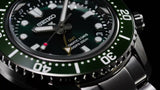 Seiko Prospex GMT Divers Automatic Marine Green Dial Silver Steel Strap Watch For Men - SPB381J1 Buy Now By Seiko