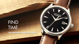 Movado Heritage Calendoplan Black Dial Brown Leather Strap Watch for Men - 3650001 Buy Now By Movado