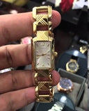 Burberry Heritage Silver Dial Brown Leather Strap Watch for Women - BU4213 Buy Now By Burberry