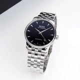 Mido Baroncelli Ii Automatic Black Dial Silver Steel Strap Watch For Men - M8600.4.18.1 Buy Now By Mido
