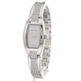 Bulova Crystal Collection Silver Dial Silver Steel Strap Watch for Women - 96L235 Buy Now By Bulova