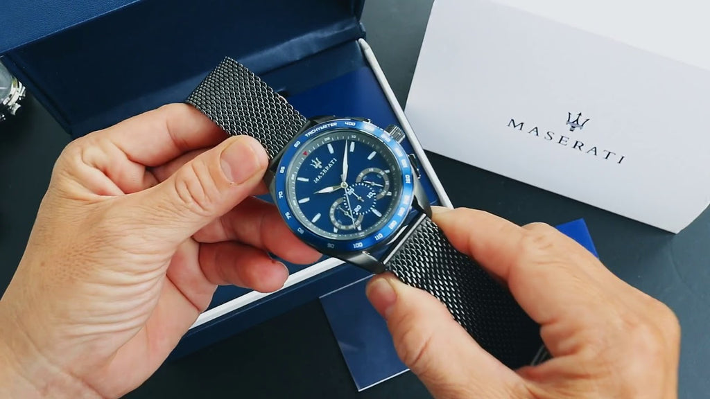 Maserati Traguardo 45mm Chronograph Blue Dial Watch For Men - R8873612009 Buy Now By Maserati