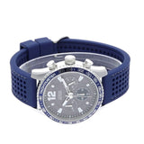 Guess Fleet Chronograph Black Dial Blue Rubber Strap Watch for Men - W0971G2 Buy Now By Guess