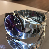 Tissot Gentleman Quartz Blue Dial Silver Steel Strap Watch For Men - T127.410.11.041.00