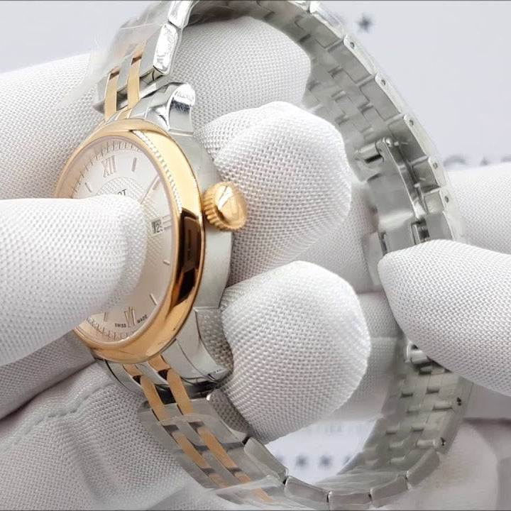 Tissot T Classic Le Locle Automatic Silver Dial Two Tone Steel Strap Watch For Women - T006.207.22.038.00 Buy Now By Tissot