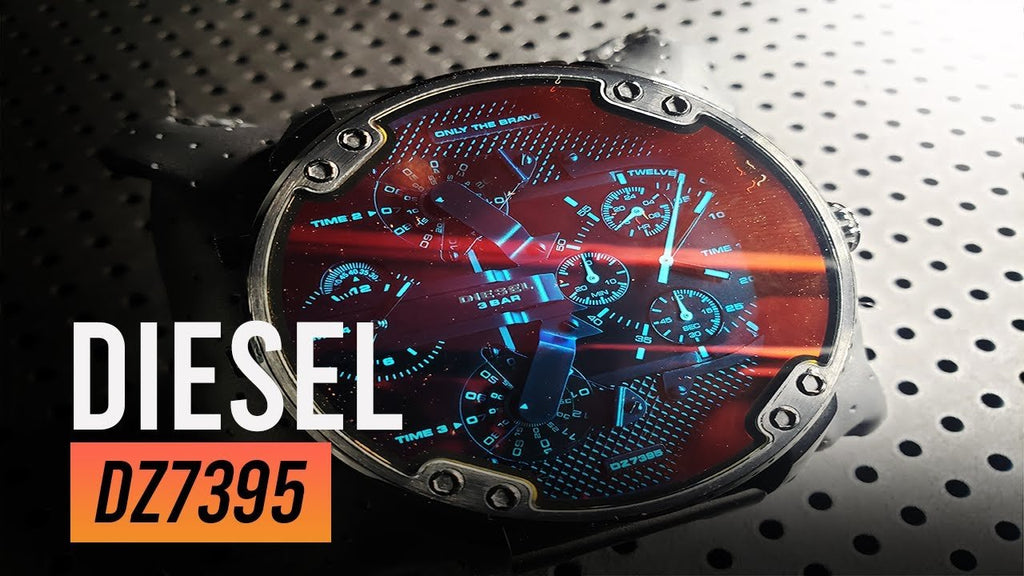 Diesel Mr Daddy 2.0 Chronograph Black Dial Black Steel Strap Watch For Men - DZ7395 Buy Now By Diesel