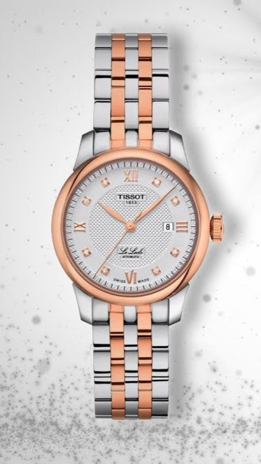 Tissot Le Locle Lady Automatic Diamonds Silver Dial Two Tone Steel Strap Watch For Women - T006.207.22.036.00 Buy Now By Tissot