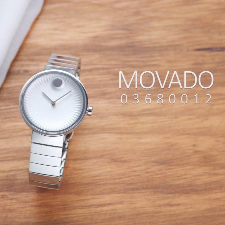 Movado Edge Silver Dial Silver Steel Strap Watch for Women - 3680012 Buy Now By Movado