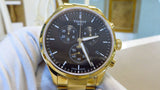 Tissot Chrono XL Classic Black Dial Gold Steel Strap Watch for Men - T116.617.33.051.00 Buy Now By Tissot