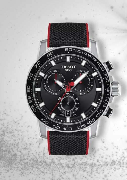 Tissot Supersport Vuelta Special Edition Chrono Black Dial Black Nylon Strap Watch for Men - T125.617.17.051.01 Buy Now By Tissot