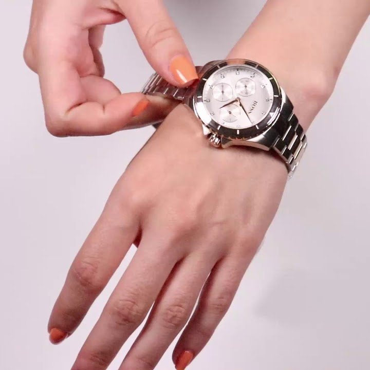 Hugo Boss Hera Chronograph Silver Dial Two Tone Steel Strap Watch for Women - 1502446 Buy Now By Hugo Boss