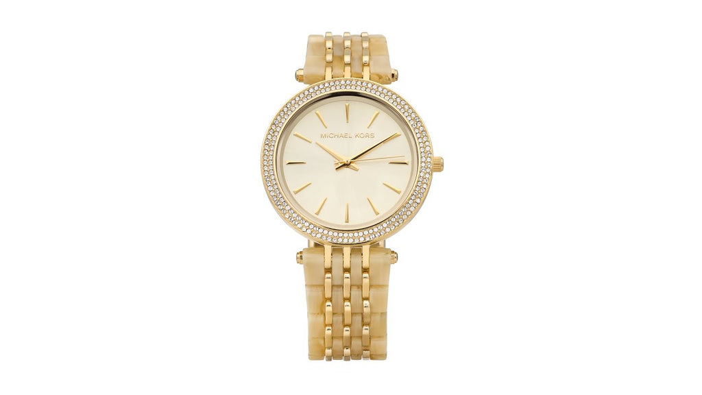 Michael Kors Darci Gold Dial Gold Steel Strap Watch for Women - MK4325 Buy Now By Michael Kors