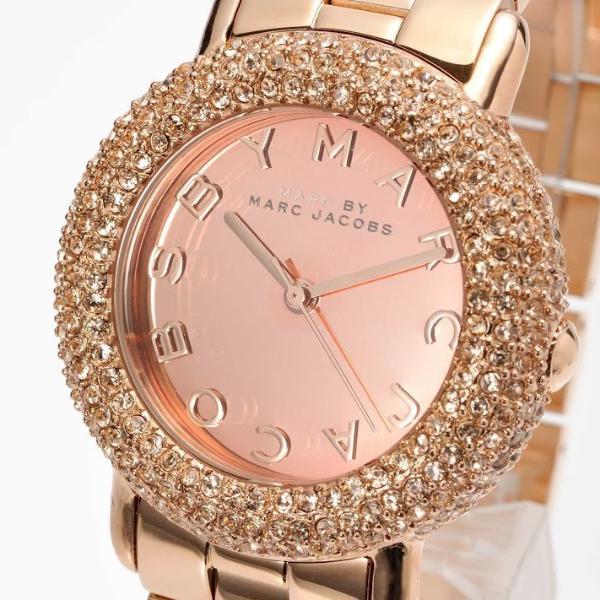 Marc Jacobs Marci Crystals Rose Gold Dial Rose Gold Steel Strap Watch for Women - MBM3192 Buy Now By Marc Jacobs