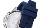 Tommy Hilfiger Mason Blue Dial Blue Rubber Strap Watch for Men - 1791791 Buy Now By Tommy Hilfiger