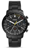 Fossil Goodwin Chronograph Black Dial Black Steel Strap Watch for Men - FS5413 Buy Now By Fossil