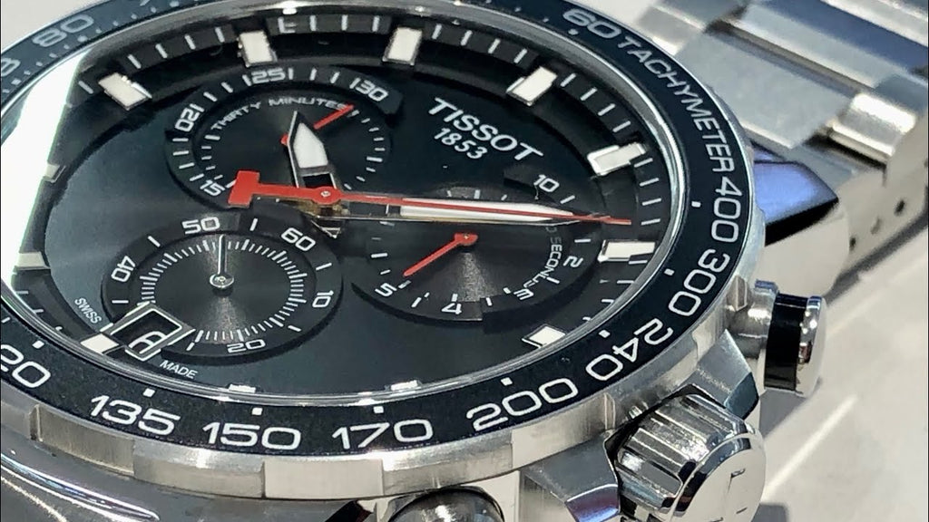 Tissot Supersport Chrono Black Dial Silver Steel Strap Watch For Men - T125.617.11.051.00 Buy Now By Tissot