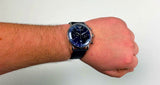 Emporio Armani Aviator Quartz Blue Dial Blue Leather Strap Watch For Men - AR11335 Buy Now By Emporio Armani