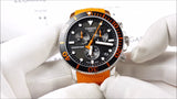 Tissot Seastar 1000 Chronograph Black Dial Orange Rubber Strap Watch For Men - T120.417.17.051.01 Buy Now By Tissot