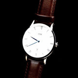 Daniel Wellington Dapper Bristol White Dial Brown Leather Strap Watch For Women - DW00100090 Buy Now By Daniel Wellington