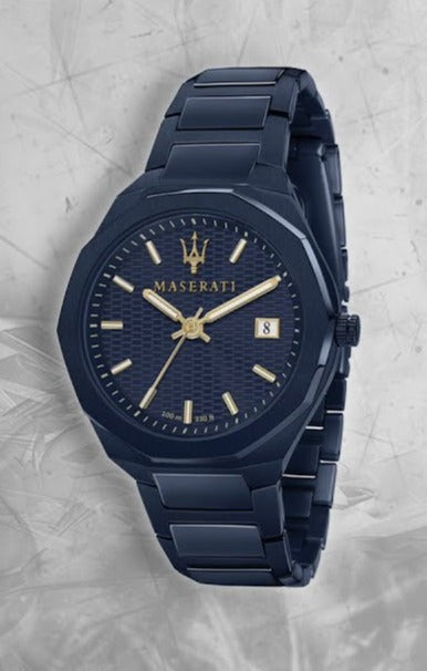 Maserati Guilloche Blue Edition 42mm Stainless Steel Watch For Men - R8853141001 Buy Now By Maserati