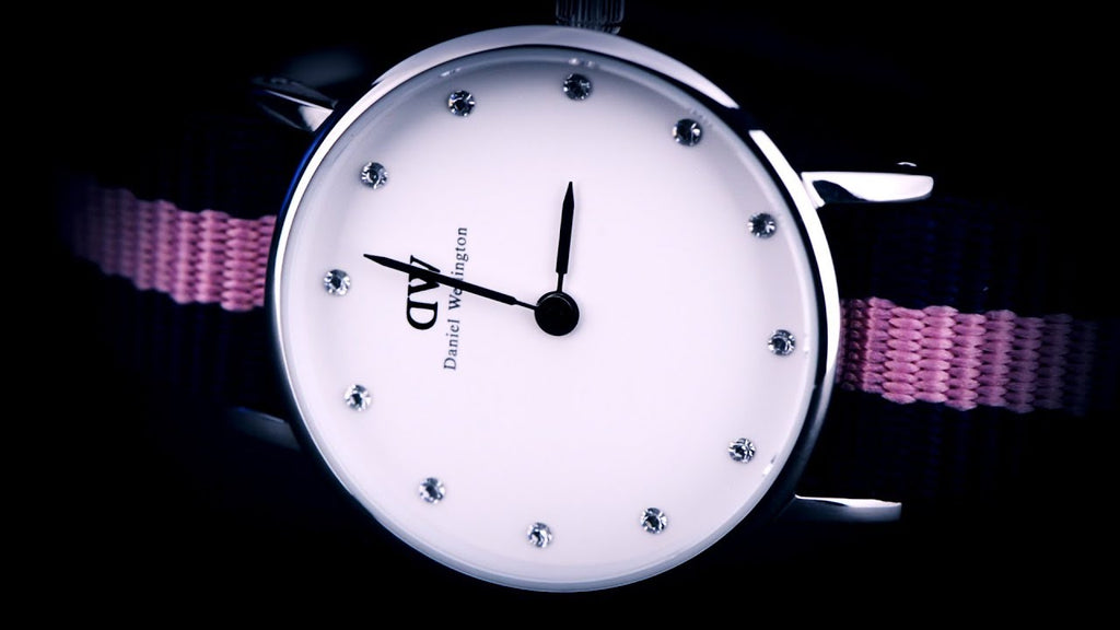 Daniel Wellington Classy Winchester White Dial Two Tone NATO Strap Watch For Women - DW00100073 Buy Now By Daniel Wellington