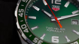Tag Heuer Formula 1 Quartz Green Dial Silver Steel Strap Watch for Men - WAZ1017.BA0842 Buy Now By Tag Heuer