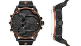 Diesel Mr Daddy 2.0 Chronograph Black Dial Black Steel Strap Watch For Men - DZ7400 Buy Now By Diesel