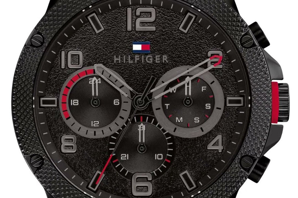 Tommy Hilfiger Blaze Chronograph Black Dial Black Steel Strap Watch For Men - 1792030 Buy Now By Tommy Hilfiger