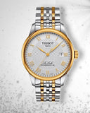 Tissot T Classic Le Locle Powermatic 80 Silver Dial Two Tone Steel Strap Watch For Men - T0064072203301 Buy Now By Tissot