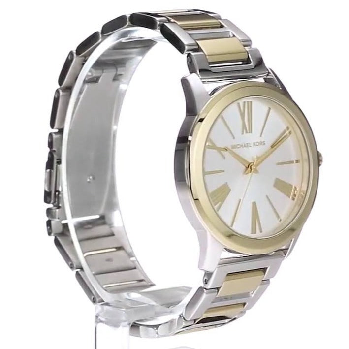 Michael Kors Hartman Quartz White Dial Two Tone Steel Strap Watch For Women - MK3521 Buy Now By Michael Kors
