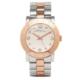 Marc Jacobs Amy Silver Dial Two Tone Steel Strap Watch for Women - MBM3194 Buy Now By Marc Jacobs