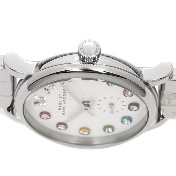 Marc Jacobs Baker Dexter White Dial Silver Steel Strap Watch for Women - MBM3423 Buy Now By Marc Jacobs