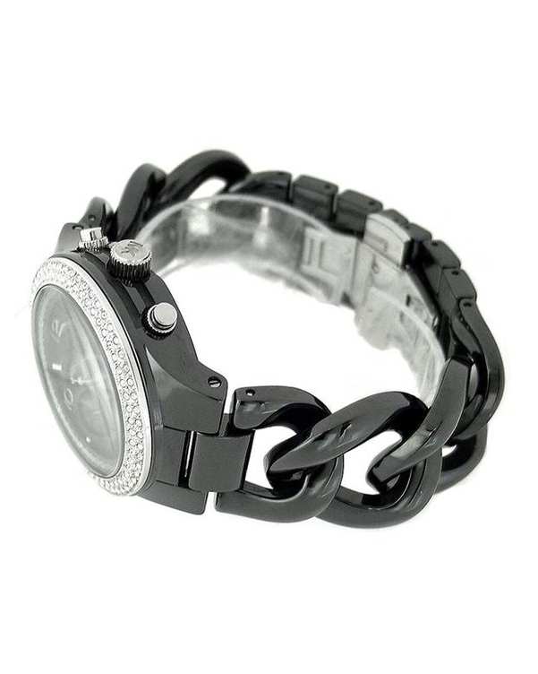 Michael Kors Ceramic Black Dial Black Steel Strap Watch for Women - MK5388 Buy Now By Michael Kors