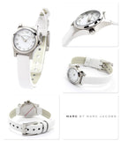 Marc Jacobs Henry Dinky White Dial White Leather Strap Watch for Women - MBM1234 Buy Now By Marc Jacobs