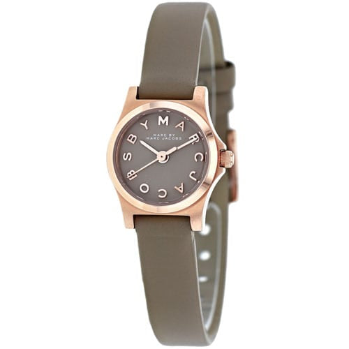 Marc Jacobs Henry Dinky Grey Dial Grey Leather Strap Watch for Women - MBM1239 Buy Now By Marc Jacobs