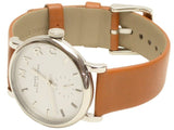 Marc Jacobs Baker White Dial Brown Leather Strap Watch for Women - MBM1265 Buy Now By Marc Jacobs