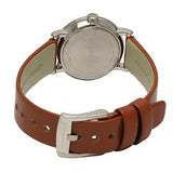 Marc Jacobs Baker White Dial Brown Leather Strap Watch for Women - MBM1270 Buy Now By Marc Jacobs