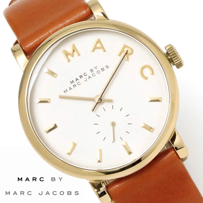 Marc Jacobs Baker White Dial Brown Leather Strap Watch for Womern - MBM1316 Buy Now By Marc Jacobs