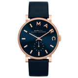 Marc Jacobs Baker Navy Blue Dial Navy Blue Leather Strap Watch for Women - MBM1329 Buy Now By Marc Jacobs