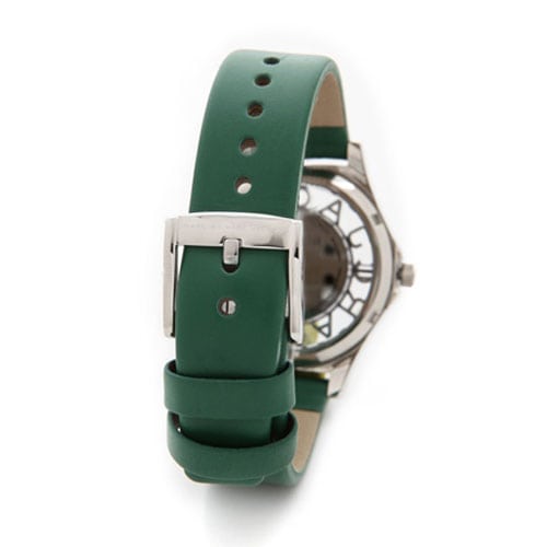 Marc Jacobs Henry Skeleton Green Dial Green Leather Strap Watch for Women - MBM1336 Buy Now By Marc Jacobs