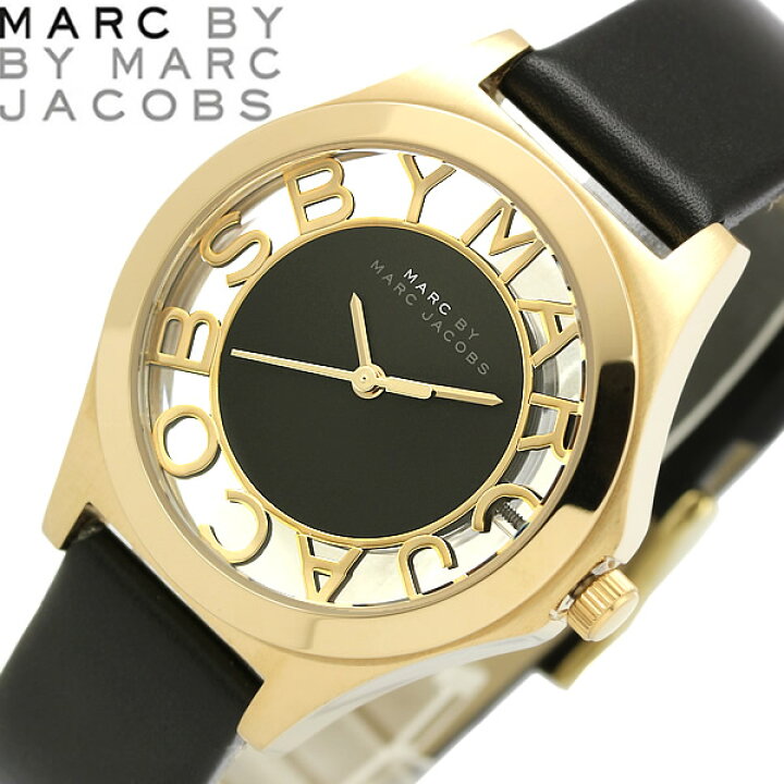 Marc Jacobs Henry Skeleton Black Dial Black Leather Strap Watch for Women - MBM1340 Buy Now By Marc Jacobs