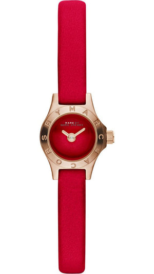 Marc Jacobs Blade Red Dial Red Leather Strap Watch for Women - MBM1343 Buy Now By Marc Jacobs